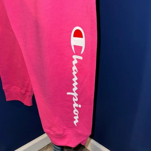 Champion- NWT Pink Jogger Sweatpants with Logo Size 2X - Picture 12 of 17